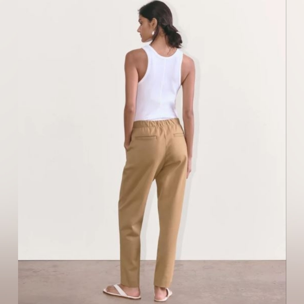 NWOT Everlane Women's 'The Dream Pant' Pull On in Tiger's Eye - Size XS - Picture 2 of 8